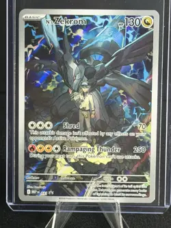 Pokemon TCG N’s Zekrom 031 Ascended Heroes Promo BLACK STAR - Image 1