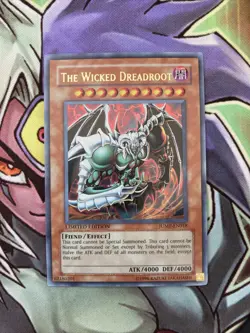 JUMP-EN018 The Wicked Dreadroot Ultra Rare Limited Edition NM Yugioh Card - Image 1