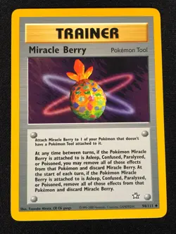Pokemon Miracle Berry 94/111 Common (NM) - Image 1