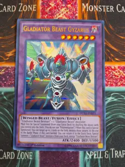 Yu-Gi-Oh! Gladiator Beast Gyzarus DUSA-EN071 Ultra Rare 1st Edition Near Mint - Image 1
