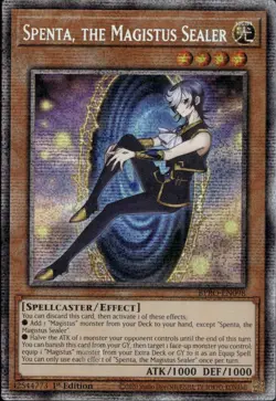 Yu-Gi-Oh! Spenta, The Magistus Sealer Starlight Rare BPRO-EN098 - Image 1