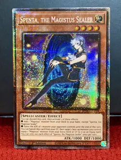 Spenta, the Magistus Sealer (Starlight Rare) BPRO-EN098 1st Edition YuGiOh TCG - Image 1