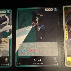 Bandai One Piece Card Game 10 Cards Krieg Brook Kuma Luffy Chopper OP15 EB04 - Image 3