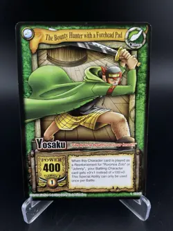 One Piece Quest Begins CCG Yosaku Bounty Hunter Forehead Pad Non-Holo CH041 LP - Image 1