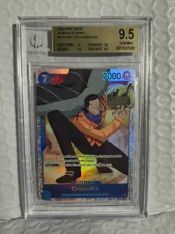2022 One Piece Romance Dawn #OP01067 Crocodile SR BGS 9.5 - Image 1