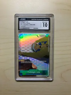 2023 One Piece CCG Gift Collection Trafalgar Law ST03-008 CGC 10 Gem Mint - Image 1