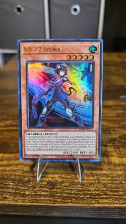K9-17 Izuna Ultra Rare JUSH-EN031 Justice Hunters Yu-Gi-Oh & 2 More Cards - Image 2