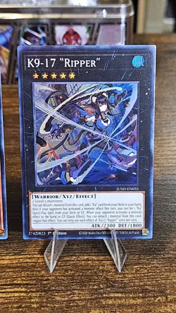 K9-17 Izuna Ultra Rare JUSH-EN031 Justice Hunters Yu-Gi-Oh & 2 More Cards - Image 3