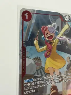 Uta OP09-002 Rare (R) Foil One Piece TCG 2000 Power +1000 Counter NM - Image 5