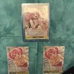 Weiss Schwarz by Bushiroad Japanese Anime Art Lot of 3 Aya Maruyama - Image 1