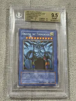 Yu-Gi-Oh 2003 Slifer GBI-001, Obelisk GBI-002, And Ra GBI-003 Secret Rare Promos - Image 2