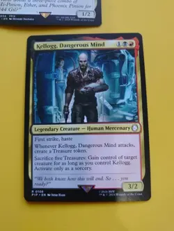 Kellogg, Dangerous Mind & Stiltzkin, Moogle Merchant Magic the Gathering 2 Card. - Image 2