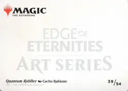 Quantum Riddler Art Card - Art Series: Edge of Eternities (AAEOE) #39 - Image 2