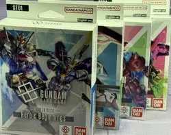 Gundam Card Game Starter Deck Set Of 4 ST01 ST02 ST03 ST04 (NO BONUS) ENGLISH - Image 2