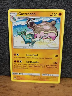 POKEMON - GASTRODON 54/111 UNCOMMON CARD - SUN & MOON CRIMSON INVASION - M/NM - Image 1