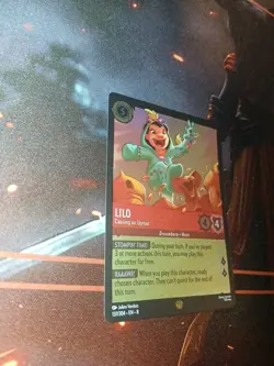 Lorcana Reign of Jafar Lilo Causing an Uproar Card 137/204 Legendary Cold Foil - Image 4