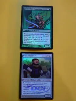 Wren's Run Vanquisher & Cenn's Tactician. DCI FOIL promo 2 MTG Card. - Image 1