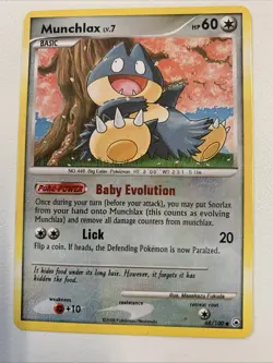 Munchlax Pokemon Card 68/100 Majestic Dawn TCG CCG - Image 1