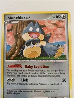 Munchlax Pokemon Card 68/100 Majestic Dawn TCG CCG - Image 3