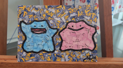 Ditto Pokemon Trading Card Collage Artwork (5x7) - Image 2