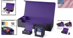 Ultimate Trading Card Storage Box with Playmat for 5 Decks - Gift for Gamers - Image 2