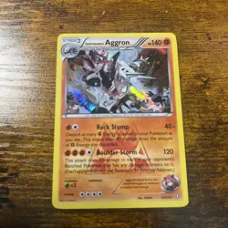 TEAM MAGMAS AGGRON 14/34 DOUBLE CRISIS ENGLISH POKEMON CARD TCG-Minty-NM - Image 1