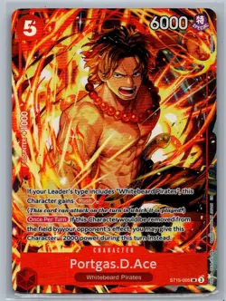 Portgas.D.Ace (Illustration Box Vol.5) One Piece Promotion Cards ST15-005 2022 N - Image 1