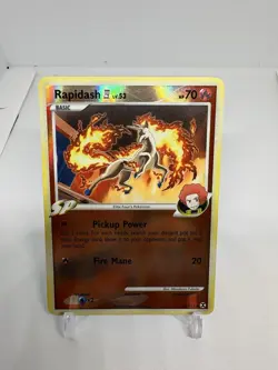 Pokemon Card - Rapidash E4 Rising Rivals 47/111 Uncommon Reverse Holo - Image 1