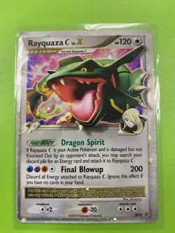Rayquaza C LV.X DP47 Diamond and Pearl Promo Holo Pokemon TCG Card - Image 1