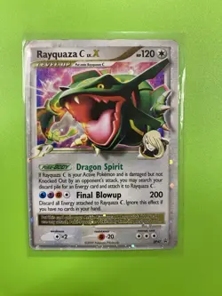 Rayquaza C LV.X DP47 Diamond and Pearl Promo Holo Pokemon TCG Card - Image 2