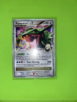 Rayquaza C LV.X DP47 Diamond and Pearl Promo Holo Pokemon TCG Card - Image 3