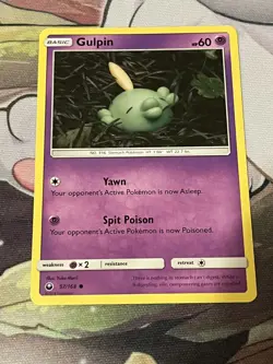 Gulpin 57/168 Yuka Morii Celestial Storm Common SM Pokemon Card NM - Image 1