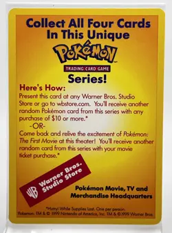 Catch Mew 1999 Wizards of the Coast Promo Card - Image 2