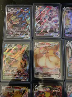 Eeveelution Vmax 9 Card Complete Set Pokemon Evolving Skies NM Umbreon Eevee - Image 2