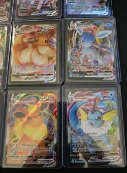 Eeveelution Vmax 9 Card Complete Set Pokemon Evolving Skies NM Umbreon Eevee - Image 4