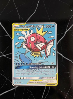 Magikarp & Wailord GX Gold Metal Card Stainless Steel Gift/Display - Image 1
