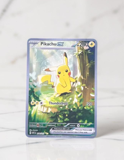 Pikachu ex Gold Metal Card Stainless Steel Gift/Display - Image 1