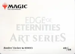 Bonders' Enclave Art Card - Art Series: Edge of Eternities (AAEOE) #49 MTG - Image 2