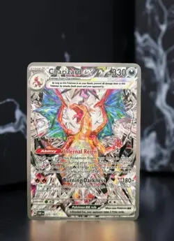 Charizard ex Gold Metal Pokemon Card Collectible Gift/Display Stainless Steel - Image 1