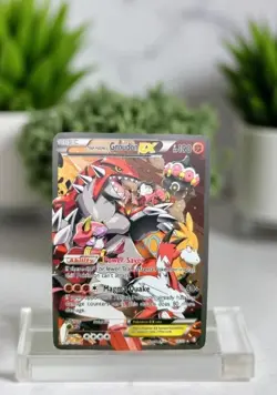 Magmas Groudon Gold Metal Pokemon Card Collectible Gift/Display Stainless Steel - Image 1