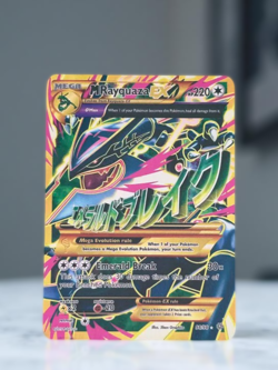 Mega Rayquaza Ex Gold Metal Card Stainless Steel Gift/Display - Image 1