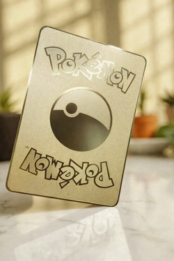 Zapdos ex Gold Metal Card Stainless Steel Gift/Display - Image 2