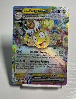 Pokemon Card Alolan Exeggutor ex 133/191 Double Rare Surging Sparks Near Mint - Image 1