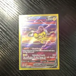 Pokemon Raikou V GG41/GG70 Ultra Rare Full Art Holo 200 HP Crown Zenith Card - Image 3