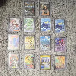 Pokemon TCG Full Art Holo Foil Lot 15 Cards Team Rocket's Houndoom Hydrapple - Image 1