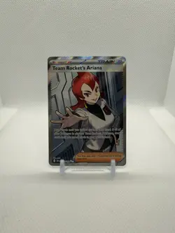Team Rockets Ariana Ultra Rare Destined Rivals Full Art Trainer Card 224/182 - Image 1