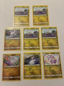 Lot Of 8 Goomy and Sligoo Pokemon Cards - Image 1