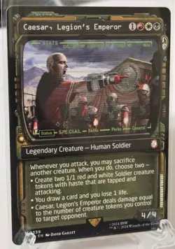 MTG - Caesar, Legion's Emperor (Showcase)(0339) Universes Beyond Fallout Regular - Image 2
