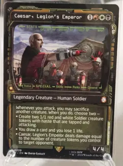 MTG - Caesar, Legion's Emperor (Showcase)(0339) Universes Beyond Fallout Regular - Image 3