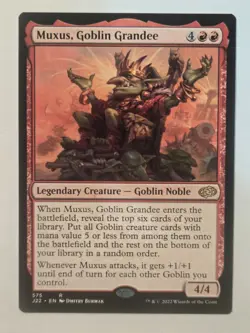 MTG Muxus, Goblin Grandee Jumpstart 2022 575 Regular Rare - Image 2